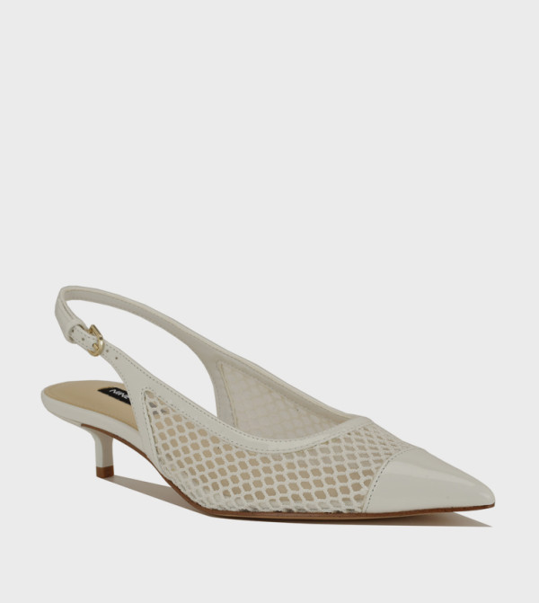 حذاء نسائي كعب إيرايا بمقدمة كيب وحزام خلفي