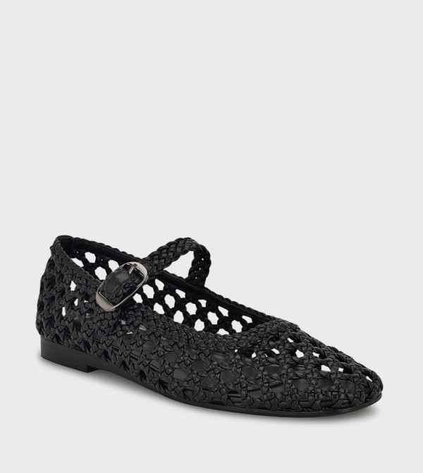 HALIE Plastic Crochet Mary Janes