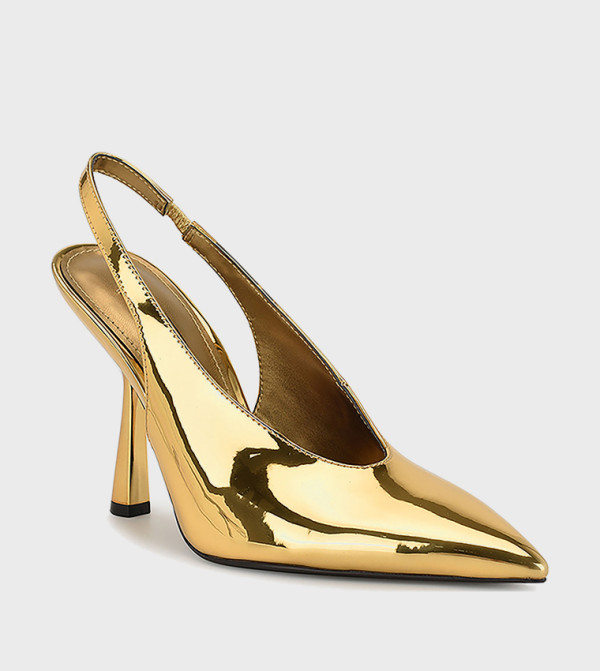 KATES Metallic Slingback Pumps