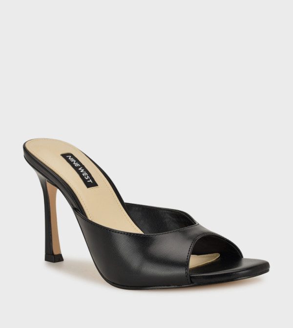 KISCO Textured Stiletto Heel Sandals