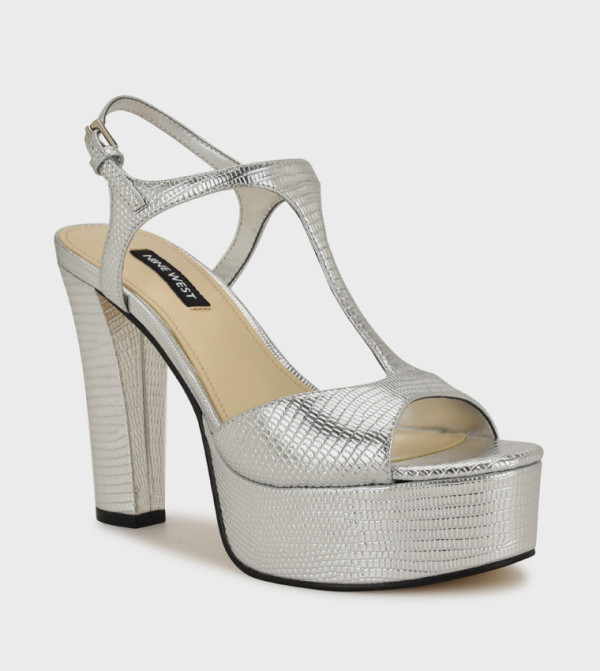 NAINI3 Textured Platform Sandals