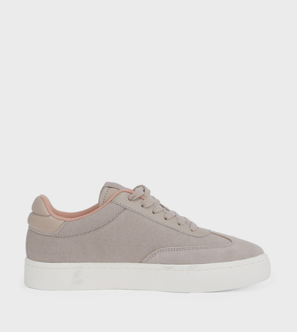 Monogram Logo Lace-Up Sneakers