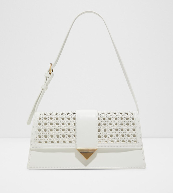 ZENITH Crochet Detail Shoulder Bag