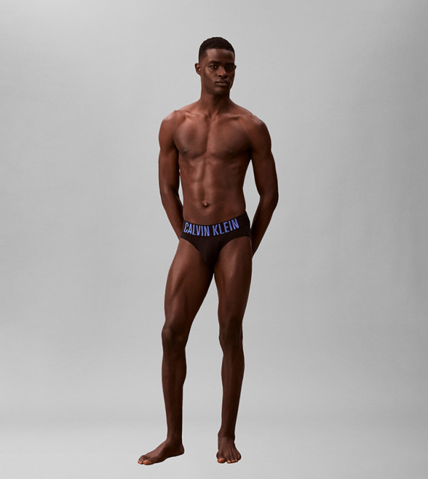 كالفين كلاين  ملابس داخلية وفانيلات  - أسود سراويل داخلية