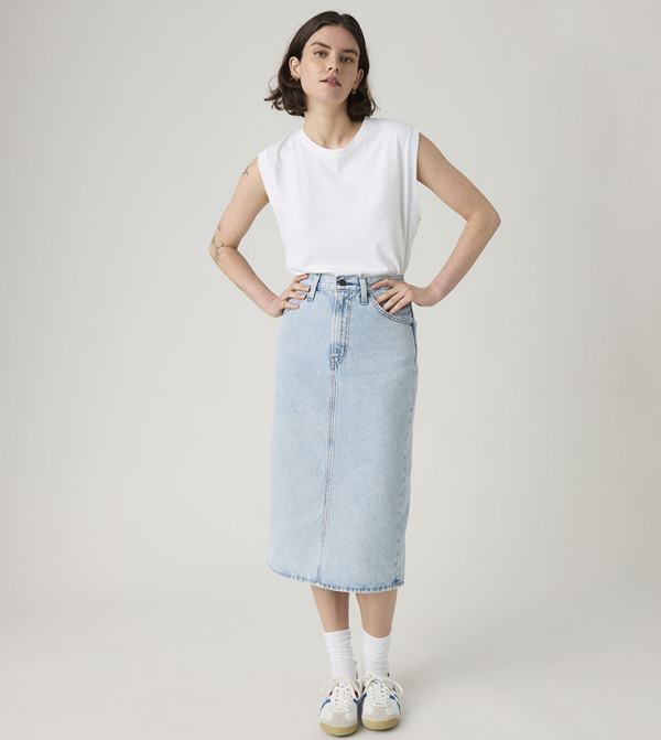 ليفايز ليفايز - أزرق Midi Skirts
