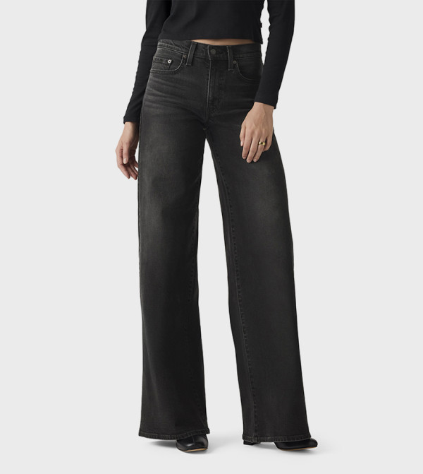 ليفايز ساق واسعة - أسود Wide Leg Jeans