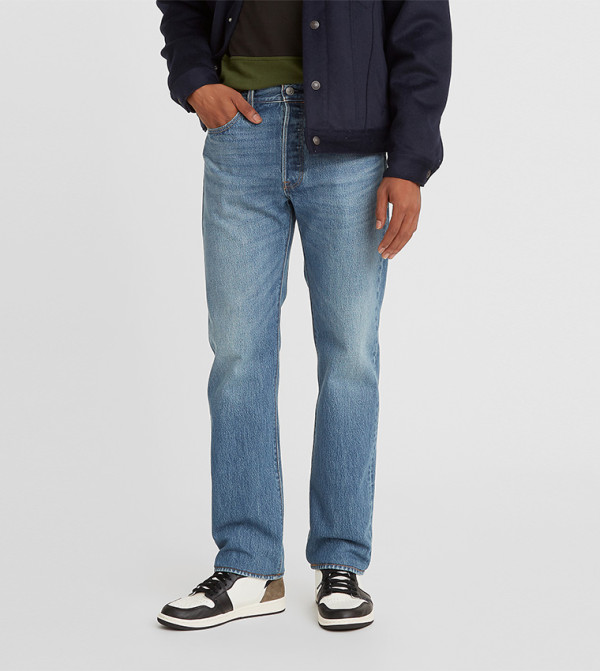 ليفايز  جينزات قصة مستقيمة - أزرق Straight Jeans