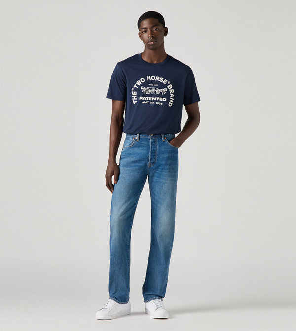 ليفايز ليفايز - أزرق Straight Jeans