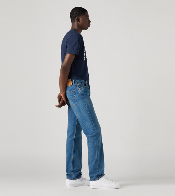 ليفايز ليفايز - أزرق Straight Jeans