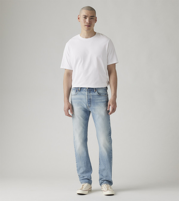 ليفايز ليفايز - أزرق Straight Jeans