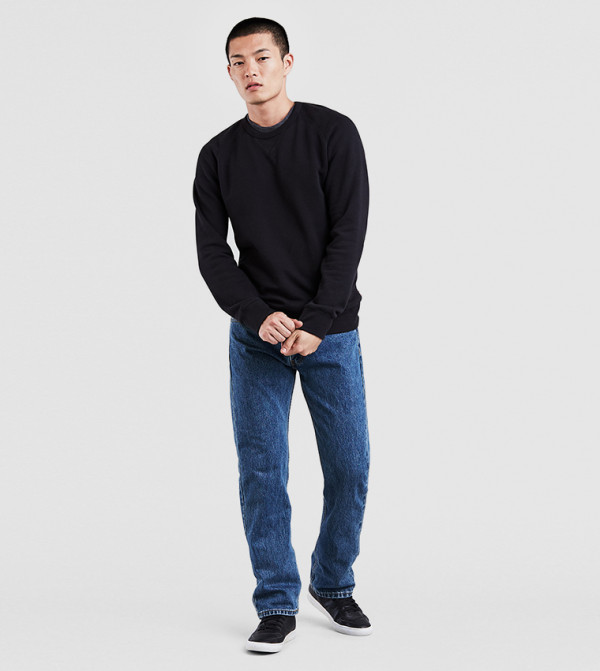ليفايز  جينزات واسعة  - أزرق Straight Jeans