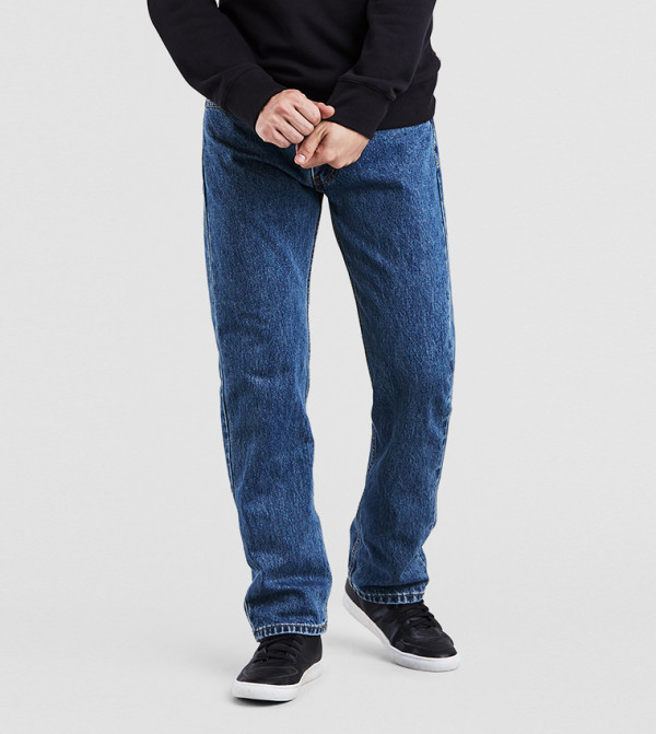 ليفايز  جينزات واسعة  - أزرق Straight Jeans