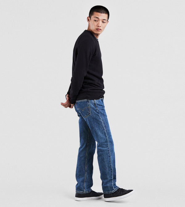 ليفايز  جينزات واسعة  - أزرق Straight Jeans