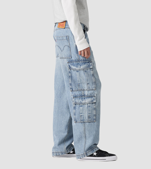 ليفايز  ملابس - أزرق فاتح Relaxed Jeans