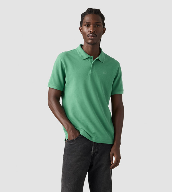Levi's  Clothing - Green Polo T-shirts