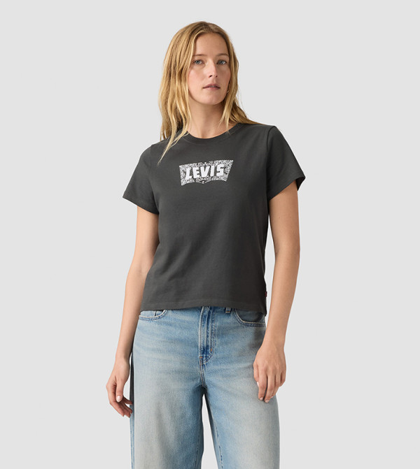 Levi's Clothing - Black Short Sleeve T-Shirts