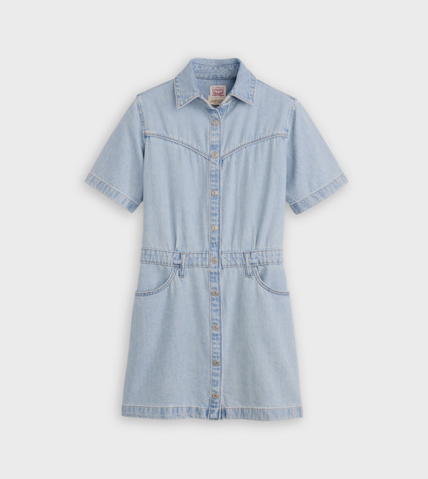 Levi's  Clothing - Blue Mini Dresses