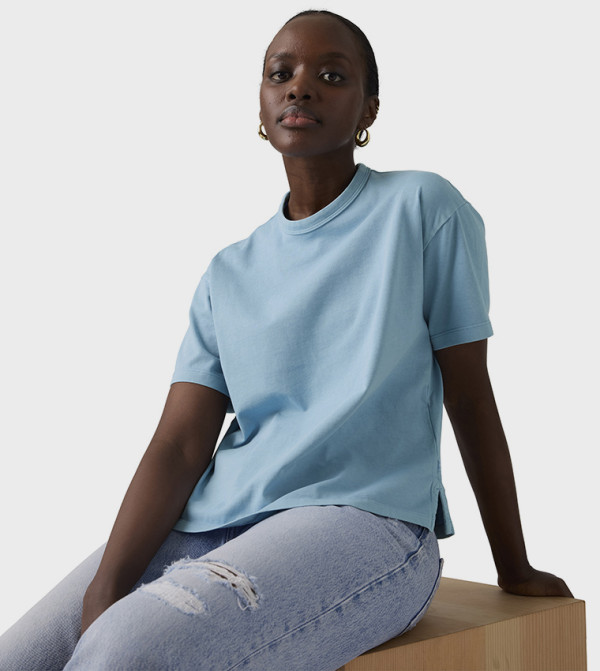 Levi's  Clothing - Blue Short Sleeve T-Shirts