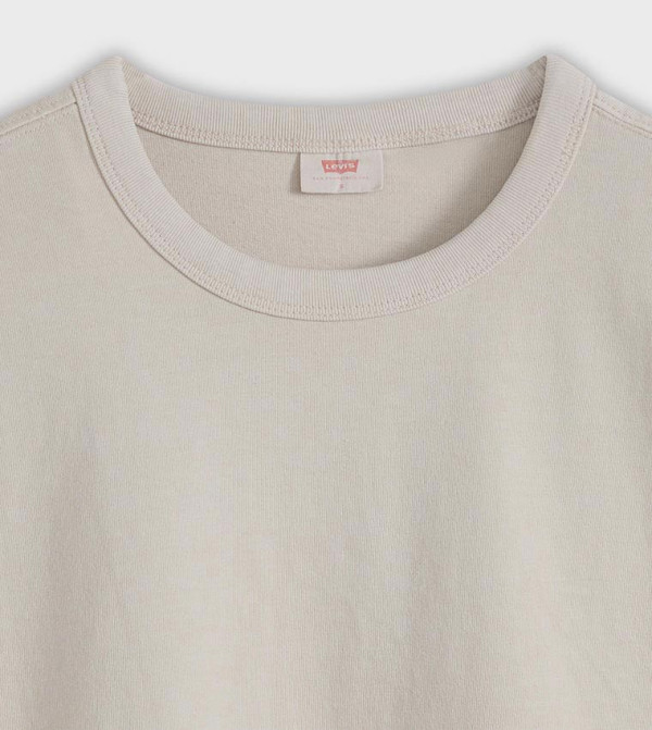 Levi's  Clothing - Beige Short Sleeve T-Shirts