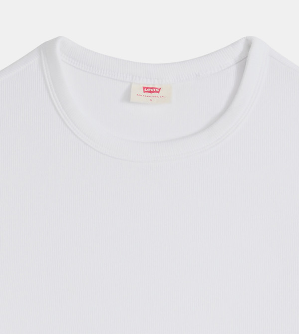 Levi's  Clothing - White Short Sleeve T-Shirts