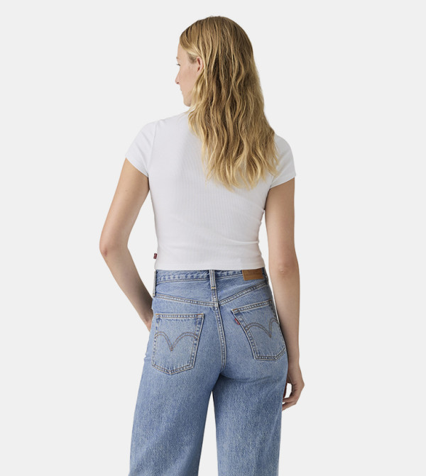 Levi's  Clothing - White Short Sleeve T-Shirts