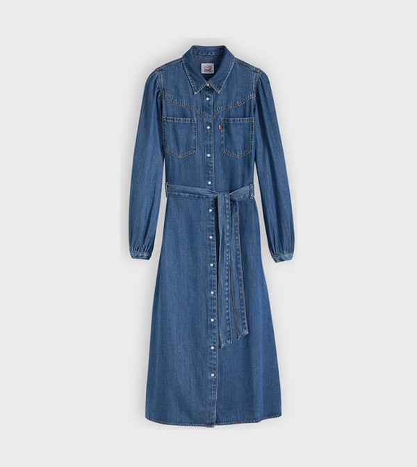 ليفايز ليفايز - أزرق Midi Dresses