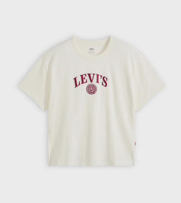 Levi's  Casual T-Shirts - White Short Sleeve T-Shirts