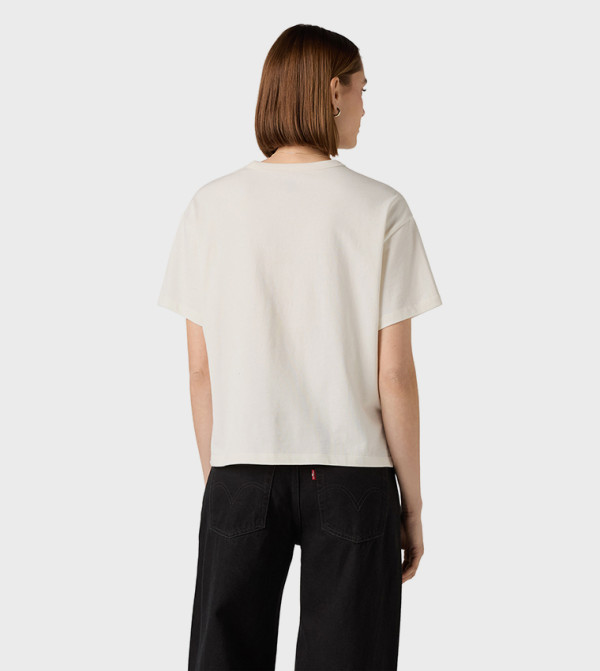 Levi's  Casual T-Shirts - White Short Sleeve T-Shirts