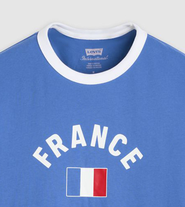 ليفايز  ملابس - أزرق Round Neck T-Shirts