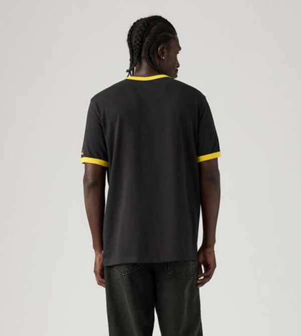 ليفايز  ملابس - أسود Round Neck T-Shirts