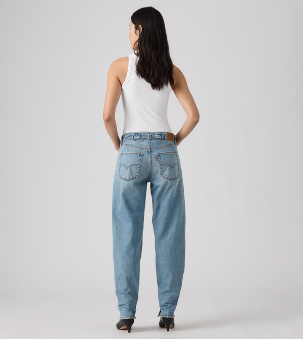 ليفايز  بناطيل جينز - أزرق Boyfriend jeans