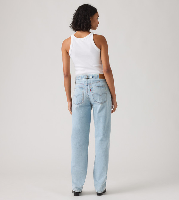 ليفايز  بناطيل جينز - أزرق Boyfriend jeans