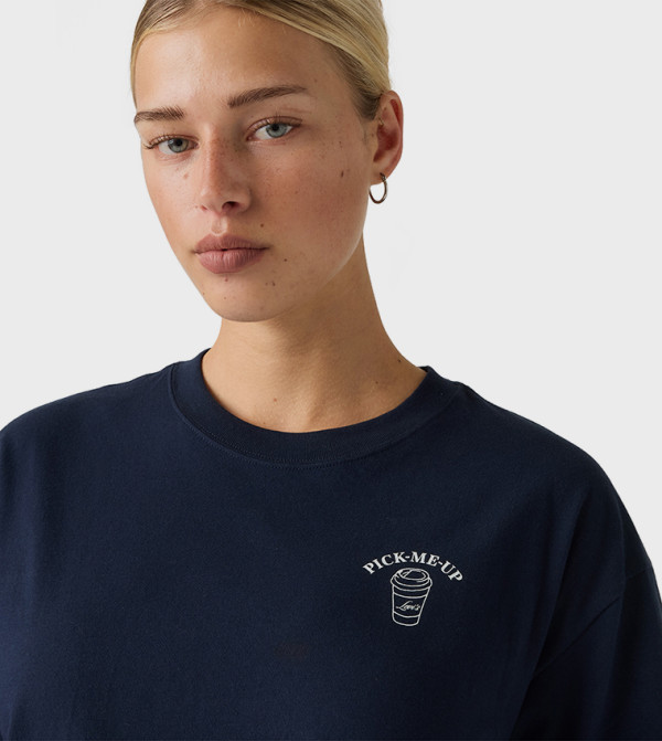 Levi's  Clothing - Navy Short Sleeve T-Shirts