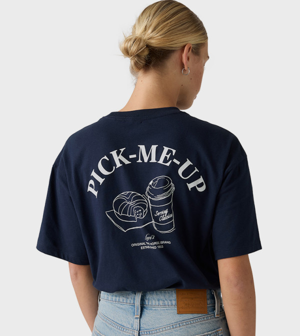 Levi's  Clothing - Navy Short Sleeve T-Shirts
