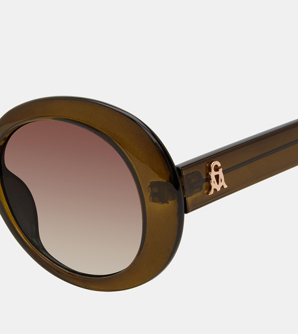 ستيف مادن  دائرية - أخضر Round Sunglasses