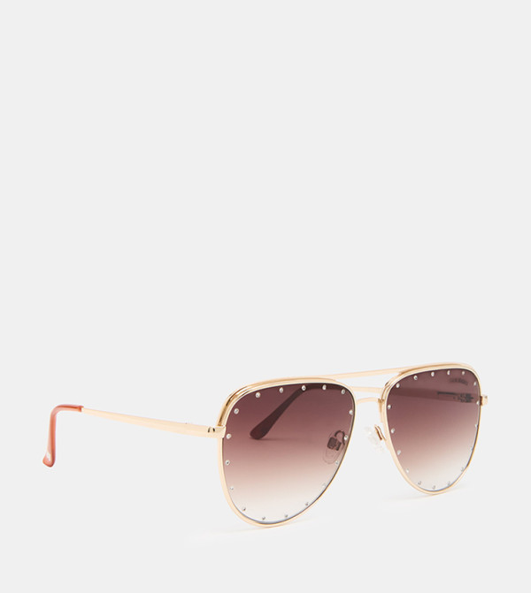 Steve Madden Aviators - Gold undefined