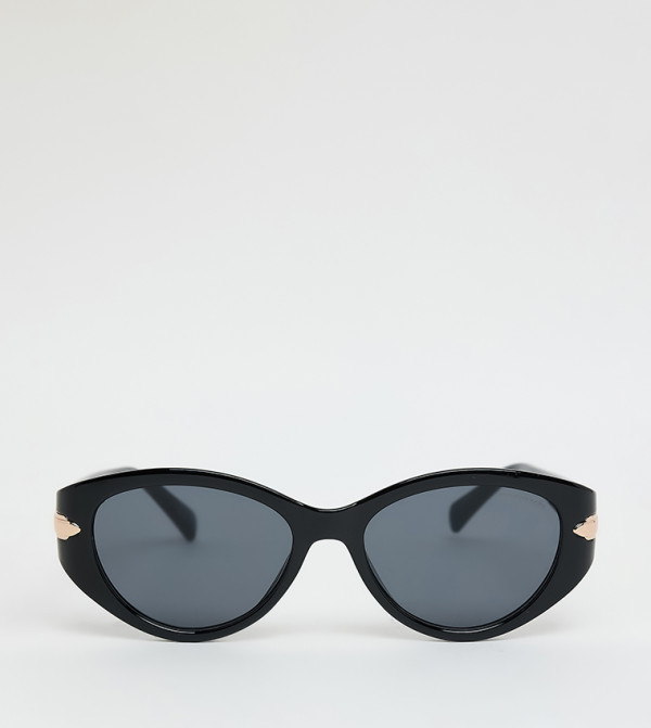 Steve Madden  Retro Sunglasses - Black undefined