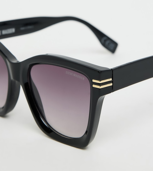 Steve Madden  Square Sunglasses - Black undefined