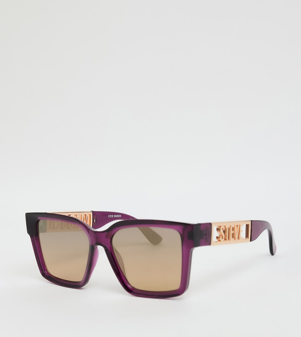 Steve Madden  Square Sunglasses - Purple undefined
