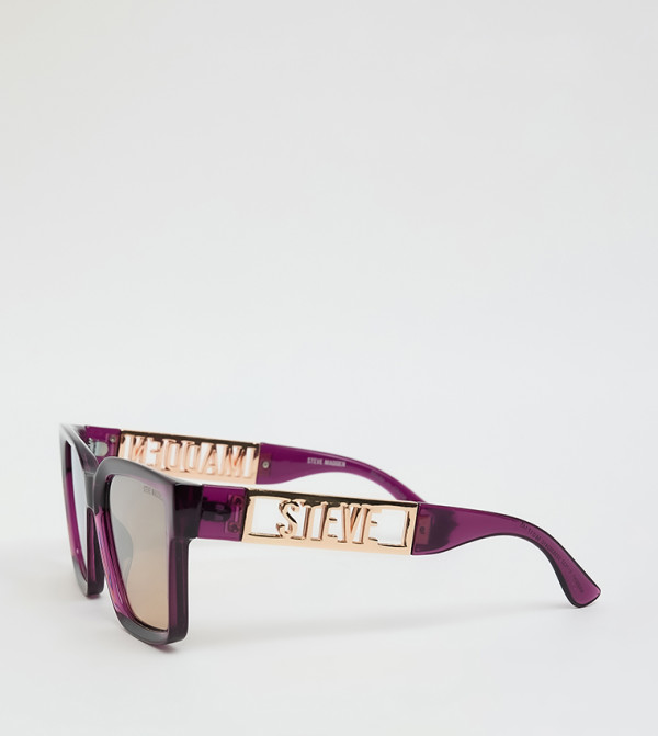 Steve Madden  Square Sunglasses - Purple undefined