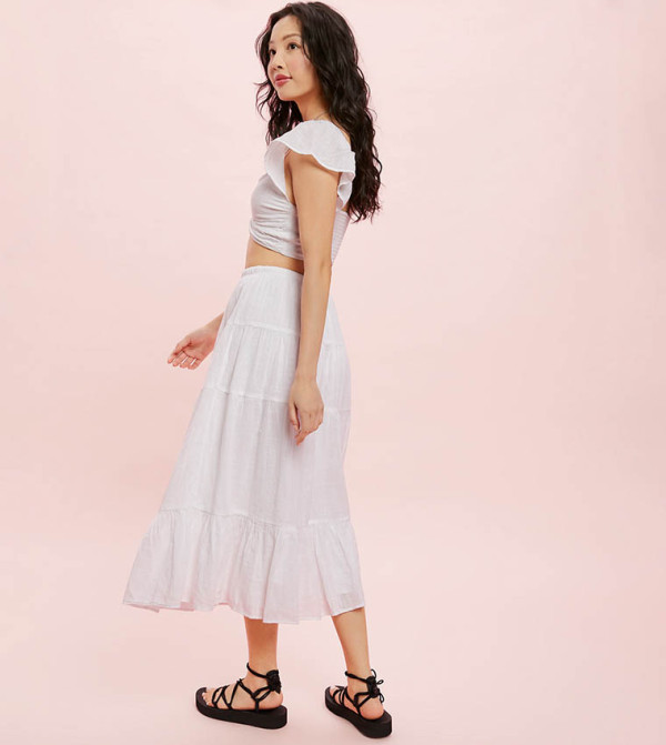 أميريكان أيغل أميريكان أيغل - أبيض Midi Skirts