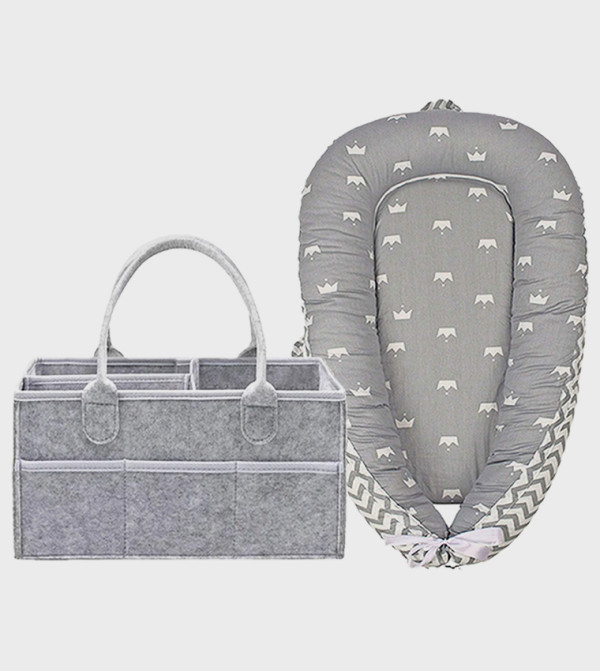 ستار بيبيز  أطقم أسرة ومخدات بيبي - رمادي Baby Bedding Sets & Pillows