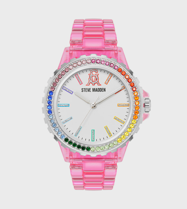 Steve Madden Watches - Pink Analog Watches