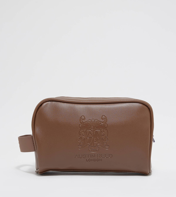 Austin Reed Austin Reed @ CCC - Brown Toiletry bags