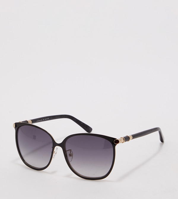 Charles & Keith  Square Sunglasses - Black Square Sunglasses