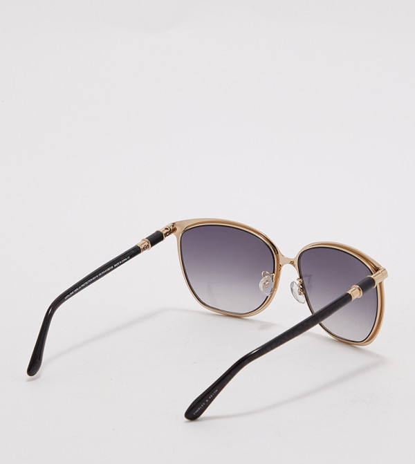 Charles & Keith  Square Sunglasses - Black Square Sunglasses