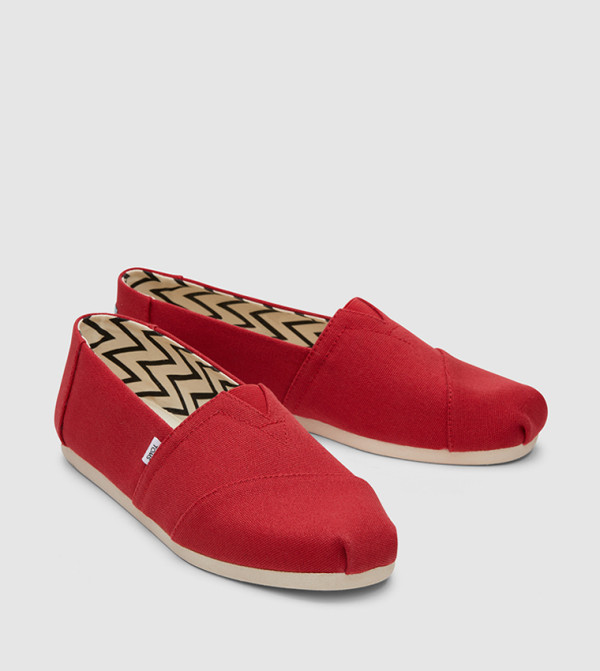 Toms  Espadrilles - Red Casual Slip on