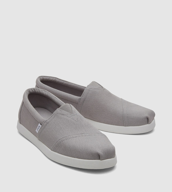 Toms Toms - Grey Casual Slip-ons