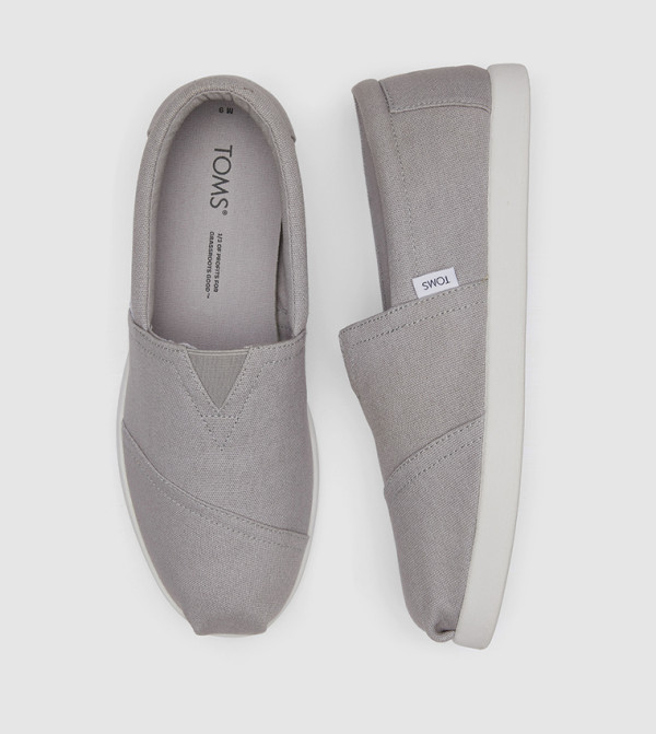 Toms Toms - Grey Casual Slip-ons