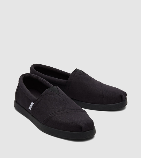 Toms Toms - Black Casual Slip-ons
